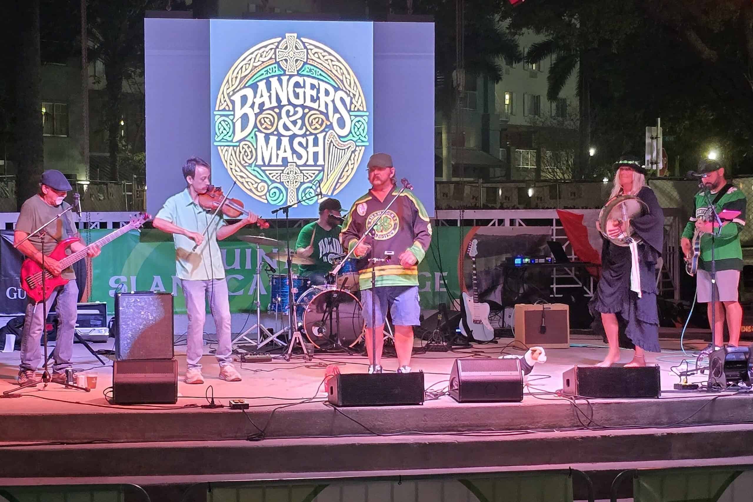 Bangers & Mash at Tim Finnegan's Irish Pub